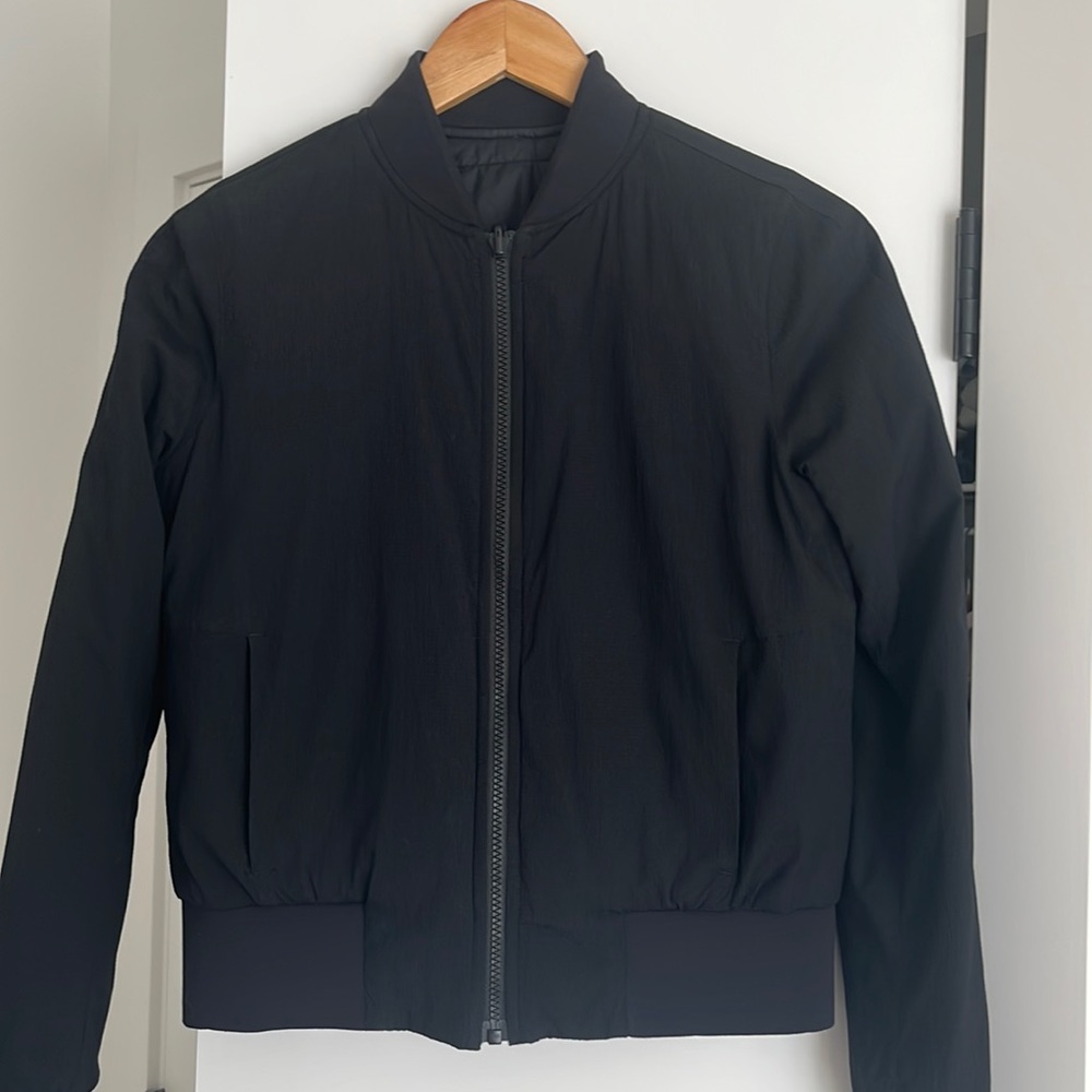 lululemon athletica Black Bomber Jacket